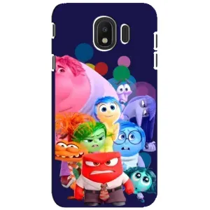Чехол Головоломка для Samsung Galaxy J4 2018, SM-J400F - (AlphaPrint) (Герои головоломки)