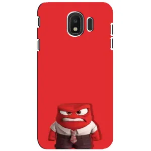 Чехол Головоломка для Samsung Galaxy J4 2018, SM-J400F - (AlphaPrint) (Гнев)