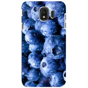 Чехол с изображением вкусной еды для Samsung Galaxy J4 2018, SM-J400F (Голубика)