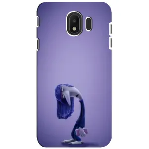 Чехол Головоломка для Samsung Galaxy J4 2018, SM-J400F - (AlphaPrint) (Хандра)