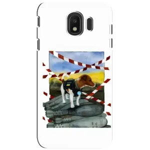 Чехол с принтом Собаки Патрон для Samsung Galaxy J4 2018, SM-J400F (Храбрый Патрон)