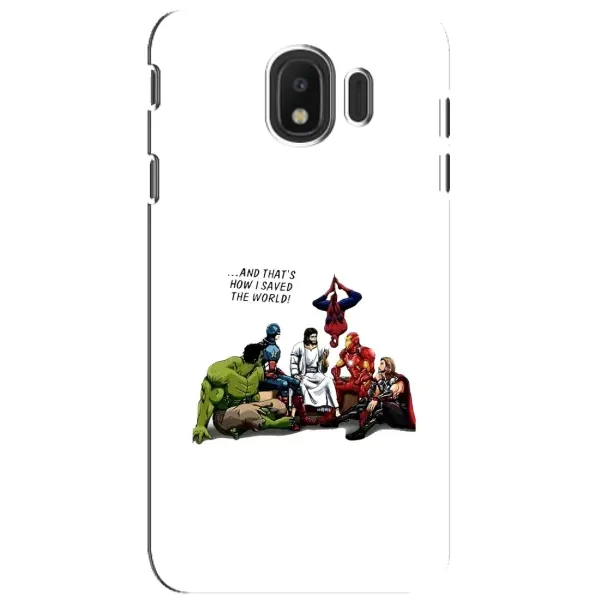 Чехол с рисунком «Иисус супергерой» для Samsung Galaxy J4 2018 (SM-J400F) Чехол с рисунком «Иисус супергерой» для Samsung Galaxy J4 2018 (SM-J400F)