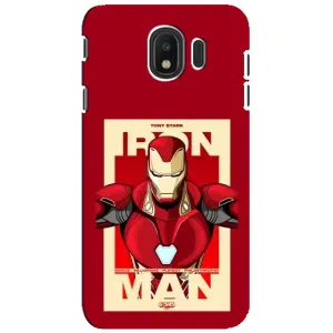 Чехол Супергерой Железный человек на Samsung Galaxy J4 2018, SM-J400F (Iron man)