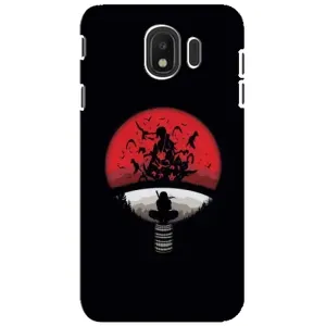 Чехлы с картинкой Итачи Учиха на Samsung Galaxy J4 2018, SM-J400F (Итачи на черном)
