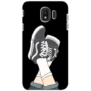 Чехол с Прикольным принтом на Samsung Galaxy J4 2018, SM-J400F (Кеды)