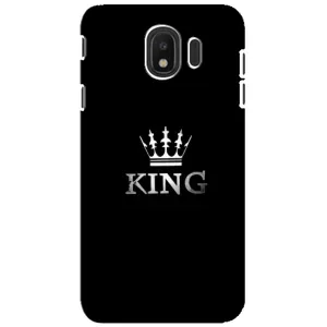 Чохол (Корона на чорному фоні) для Самсунг J4 (2018) (KING)