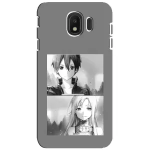Чехол с персонажами АНИМЕ на Samsung Galaxy J4 2018, SM-J400F (Кирито-Асуна)