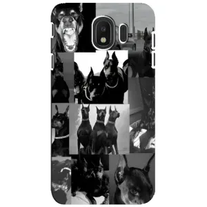 Чохол ДОБЕРМАН для Samsung Galaxy J4 2018, SM-J400F (Колаж Доберман)