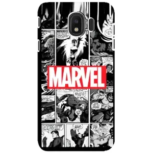 Силиконовый Чехол для Samsung Galaxy J4 2018, SM-J400F (Комикс Марвел)