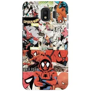 Чехол Супергерой Человека Паука на Samsung Galaxy J4 2018, SM-J400F (Комикс Паука)