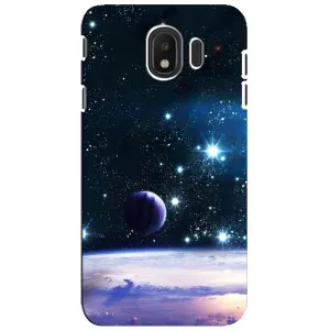 Чехол (ТПУ) с планетами на Samsung Galaxy J4 2018, SM-J400F (Космический вид)