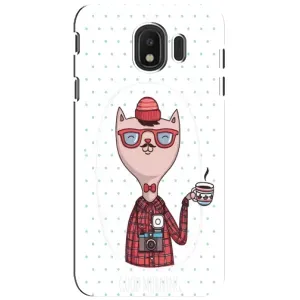 Чохол на тематику: Коти для Samsung Galaxy J4 2018 (SM-J400F) (Кіт аристократ)
