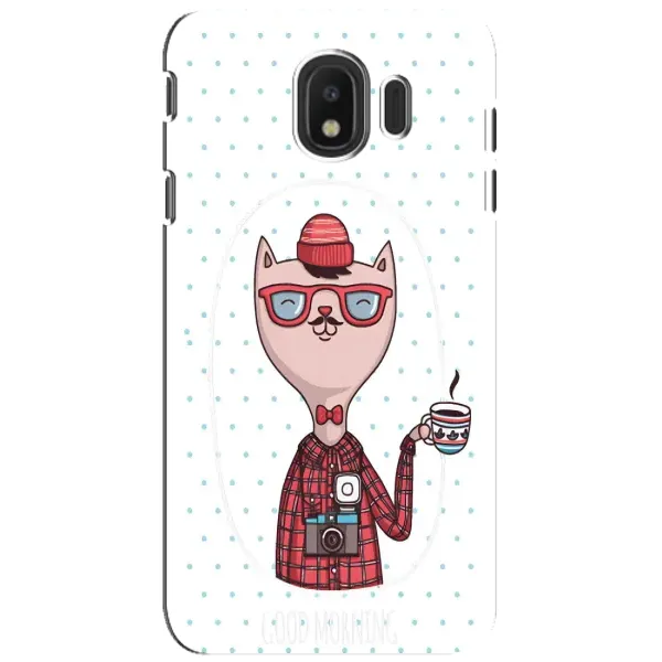 Чехол с рисунком «Кот аристократ» для Samsung Galaxy J4 2018 (SM-J400F) Чехол с рисунком «Кот аристократ» для Samsung Galaxy J4 2018 (SM-J400F)