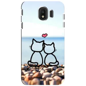 Силиконовые Чехлы Любимому человеку для Samsung Galaxy J4 2018, SM-J400F (Котейки)