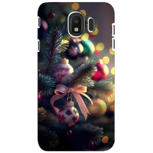 Чехлы на Новый Год Samsung Galaxy J4 2018, SM-J400F (Красивая елочка)