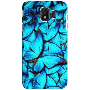 Силіконовий бампер з картинкою звірів для Samsung Galaxy J4 2018, SM-J400F (Крила метеликів)