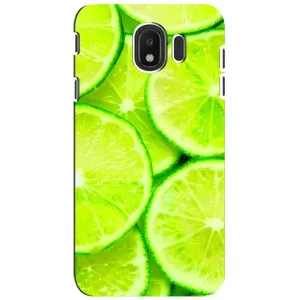 Чехол с изображением вкусной еды для Samsung Galaxy J4 2018, SM-J400F (Лайм)