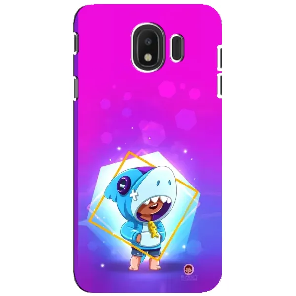 Чехол с рисунком «Леон в костюме Акулы» для Samsung Galaxy J4 2018 (SM-J400F)