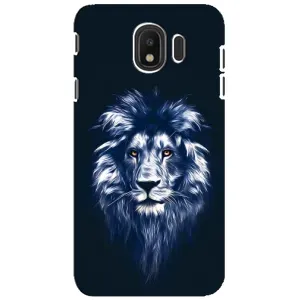 Чохол з картинкою на Samsung Galaxy J4 2018, SM-J400F (Лев – синій)
