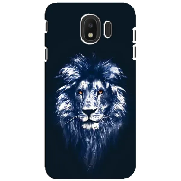 Чехол с рисунком «Лев - синий» для Samsung Galaxy J4 2018 (SM-J400F) Чехол с рисунком «Лев - синий» для Samsung Galaxy J4 2018 (SM-J400F)