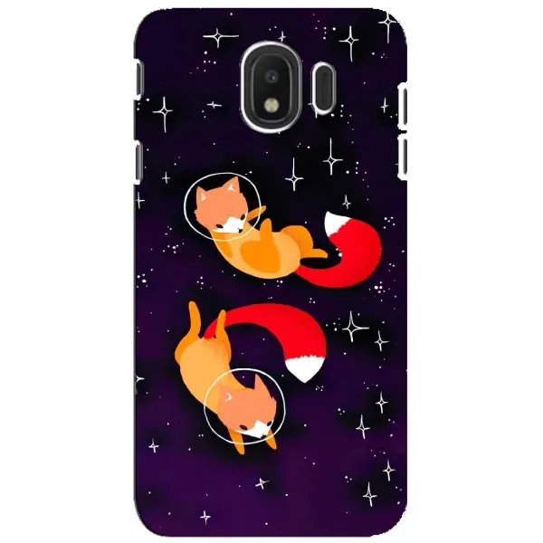 Чехол с рисунком «Лисы» для Samsung Galaxy J4 2018 (SM-J400F) Чехол с рисунком «Лисы» для Samsung Galaxy J4 2018 (SM-J400F)