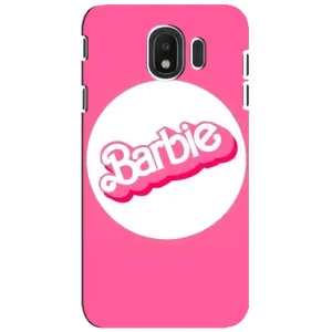 Силиконовый Чехол Барби Фильм на Samsung Galaxy J4 2018, SM-J400F (Лого Барби)