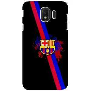 Чехол для Samsung Galaxy J4 2018, SM-J400F (Барселона) (Лого Барсы)