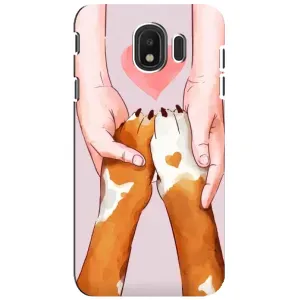 Чохол (ТПУ) Милі песики для Samsung Galaxy J4 2018, SM-J400F (Любов до собак)