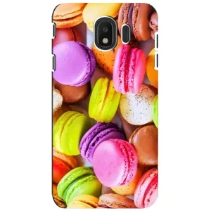 Чехол с изображением вкусной еды для Samsung Galaxy J4 2018, SM-J400F (Макаруны)