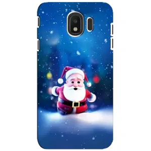 Чехлы на Новый Год Samsung Galaxy J4 2018, SM-J400F (Маленький Дед Мороз)