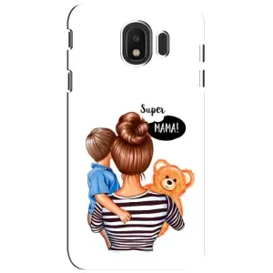 Чехлы для МАМЫ на Samsung Galaxy J4 2018, SM-J400F (Мама и сын)