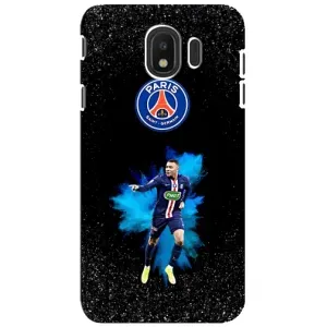 Чехол (TPU) с Футболистом на Samsung Galaxy J4 2018, SM-J400F (Мбаппе ПСЖ)