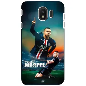 Чехол (TPU) с Футболистом на Samsung Galaxy J4 2018, SM-J400F (MBAPPE)