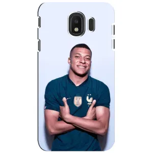 Чехол (TPU) с Футболистом на Samsung Galaxy J4 2018, SM-J400F (Мбаппешичка)