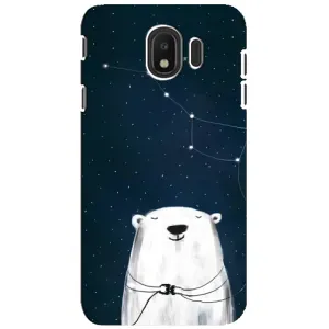 Силіконовий бампер з картинкою звірів для Samsung Galaxy J4 2018, SM-J400F (Ведмедиця)