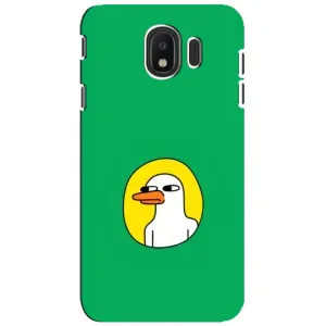 Бампер с принтом Мемы для Samsung Galaxy J4 2018, SM-J400F (Мем Утка)