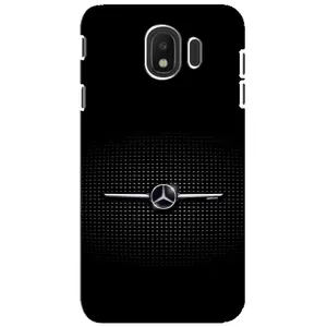 Силиконовый бампер с картинкой машины на Samsung Galaxy J4 2018, SM-J400F (Mercedes)