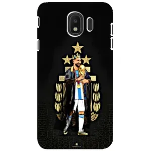 Чехлы Лео Месси Аргентина для Samsung Galaxy J4 2018, SM-J400F (Месси король)