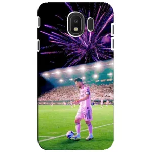 Чехлы Лео Месси в Майами на Samsung Galaxy J4 2018, SM-J400F (Месси в Майами)