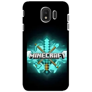 Чехол майнкрафт для Samsung Galaxy J4 2018, SM-J400F (MineCraft 2)