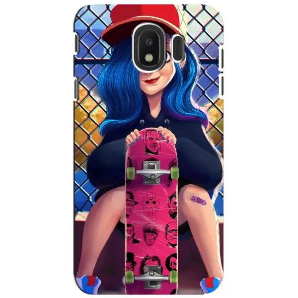 Чехол с рисунком «Модная девушка» для Samsung Galaxy J4 2018 (SM-J400F)
