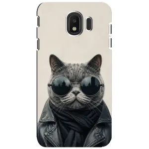 Чохол на тематику: Коти для Samsung Galaxy J4 2018 (SM-J400F) (Модний кіт)