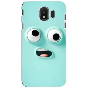 Силиконовые Чехлы (смешные стикеры) для Samsung Galaxy J4 2018, SM-J400F (Забавное мятное лицо)