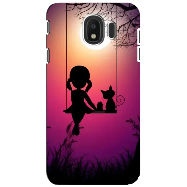 Чехол с рисунком «На качели» для Samsung Galaxy J4 2018 (SM-J400F) Чехол с рисунком «На качели» для Samsung Galaxy J4 2018 (SM-J400F)