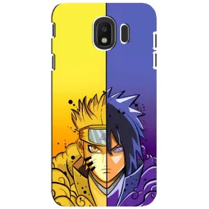Купить Чехлы на телефон с принтом Anime для Samsung Galaxy J4 2018, SM-J400F (Naruto Vs Sasuke)