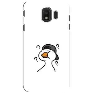 Бампер с принтом Мемы для Samsung Galaxy J4 2018, SM-J400F (Непонимание)