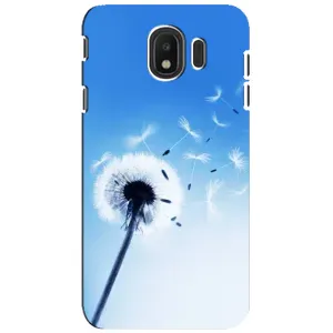 Силіконовий Чохол з кульбабками на Samsung Galaxy J4 2018, SM-J400F (Кульбабка на блакитному)