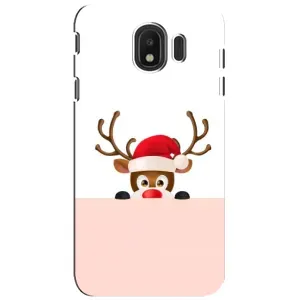 Чехол Санта Клаус для Samsung Galaxy J4 2018, SM-J400F (Олененок)