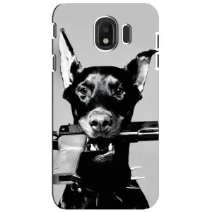 Чохол ДОБЕРМАН для Samsung Galaxy J4 2018, SM-J400F (Небезпечний доберман)