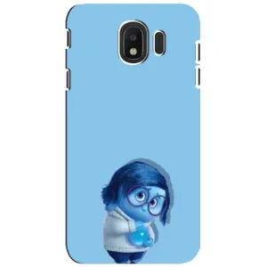 Чехол Головоломка для Samsung Galaxy J4 2018, SM-J400F - (AlphaPrint) (Печаль)